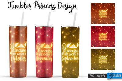 Princess Tumblers | Woman Quotes Sublimation | PNG 20 Oz Tumbler | Tumbler Wrap Sublimation Fly Design 