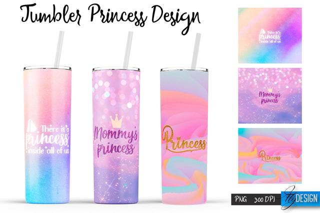 Princess Tumblers | Woman Quotes Sublimation | PNG 20 Oz Tumbler | Tumbler Wrap Sublimation Fly Design 