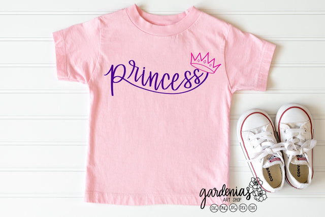Princess with Crown SVG Gardenias Art Shop 