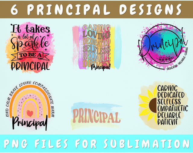 Principal Sublimation Designs Bundle, 6 School Principal PNG Files, It Takes A Lot Of Sparkle To Be A Principal PNG, Principal Definition PNG Sublimation HappyDesignStudio 