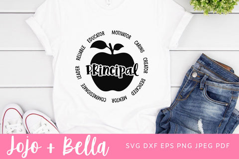 Principal Svg, Back to School Svg, Svg, School Svg, Kids Svg, Teacher Svg, Teacher, Svg Designs For Cricut, Sublimation Designs Downloads SVG Jojo&Bella 