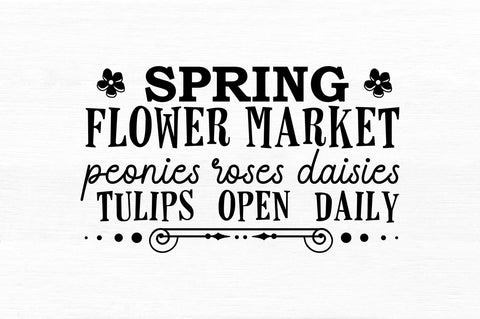 pring flower market SVG Design SVG Regulrcrative 