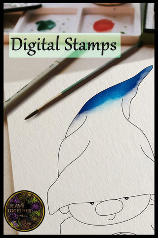 Print Foil/Sketch n Cut Bundle - Gnome Ben Sketch DESIGN DrawnTogether with love 