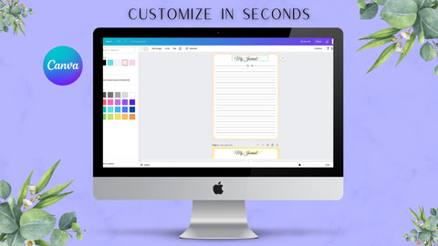Printable 2022 Planner Canva Template Digital Pattern FloridPrintables 