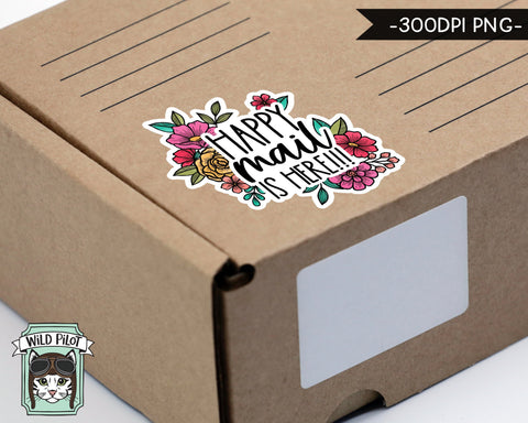 PRINTABLE Business Sticker files PNG file, Thank You Sticker file, Shop Local, Handmade, Shop Small, Flowers, Floral, Small Business Sticker Sublimation Wild Pilot 