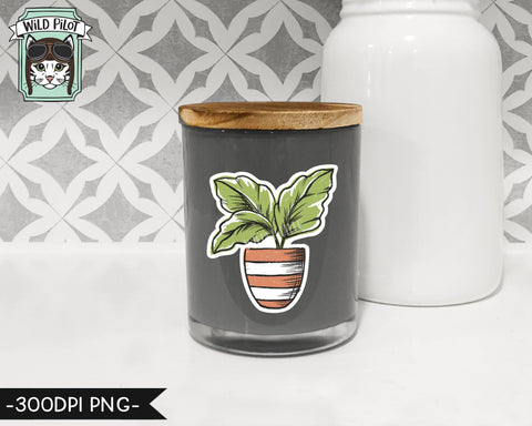 PRINTABLE Cactus Succulent Sticker files PNG file, Succulent Illustrations, Planner Sticker file, Cactus Planters, Plant Lovers Digital Sublimation Wild Pilot 