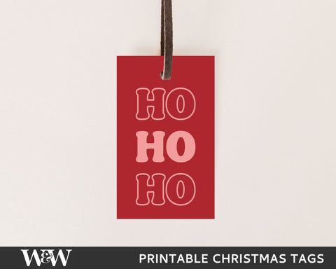 PRINTABLE Christmas Gift Tag | Christmas Tag Bundle Digital Pattern Wood And Walt 