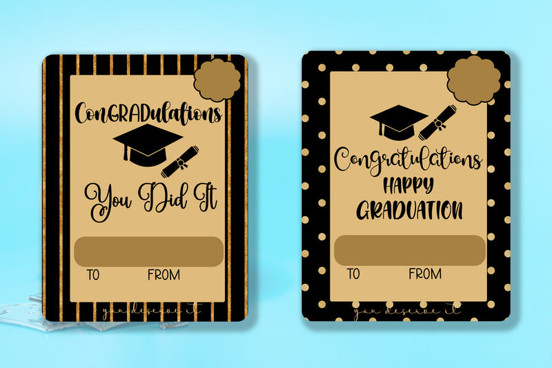 Printable Graduation Money Card Holder- Money Card Holder - So Fontsy