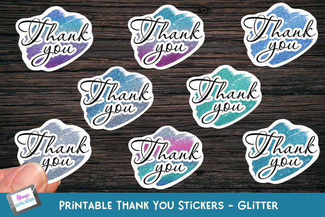 Printable Small Business Stickers | Thank You Stickers SVG Stacy's Digital Designs 