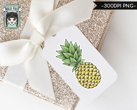 PRINTABLE Tropical Sticker Files PNG, Tropical Flower Illustrations, Flamingo, Pineapple, Hibiscus, Monstera Leaves, Summer Planner Sticker Sublimation Wild Pilot 