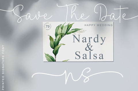 Printed Signature Font Rotterlab studio 