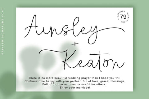 Printed Signature Font Rotterlab studio 