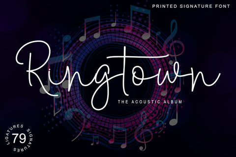 Printed Signature Font Rotterlab studio 