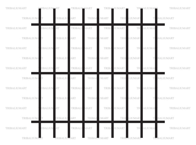 Prison bars SVG TribaliumArtSF 
