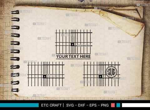 Prisoner Lattice Monogram, Prisoner Lattice Silhouette, Prisoner Lattice SVG, Jail Svg, Prisoner Svg, Police Handcuffs Svg, Hands Holding Prison Bars Svg, SB00477 SVG ETC Craft 