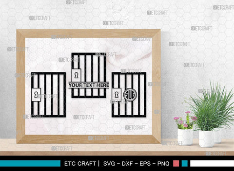 Prisoner Lattice Monogram, Prisoner Lattice Silhouette, Prisoner Lattice SVG, Jail Svg, Prisoner Svg, Police Handcuffs Svg, Hands Holding Prison Bars Svg, SB00477 SVG ETC Craft 