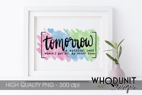 Procrastination Bundle for Sublimation SVG Whodunit Designs 