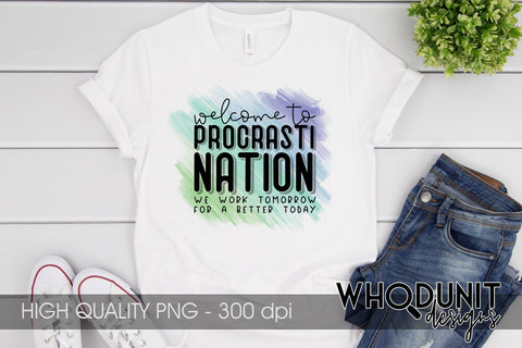 Procrastination Bundle for Sublimation SVG Whodunit Designs 