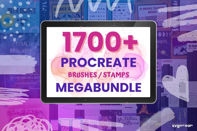 Procreate Brush & Stamps Megabundle SVG SvgOcean 