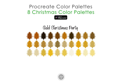 Christmas Color Palette - CLIP STUDIO ASSETS