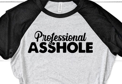 Professional Asshole Adult SVG Design SVG Crafting After Dark 