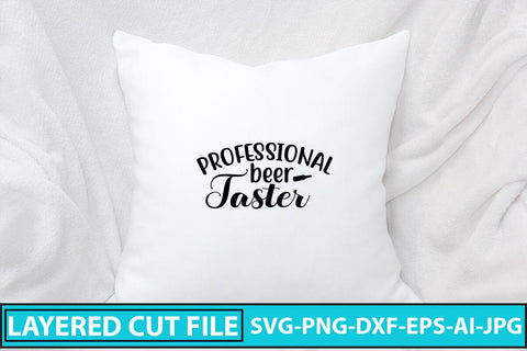 Professional Beer Taster SVG Cut File SVG Syaman 