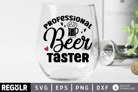 Professional beer taster SVG SVG Regulrcrative 