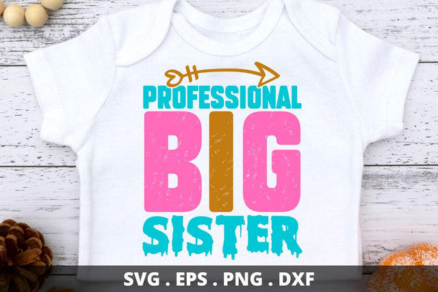 Professional Big sister SVG Designangry 