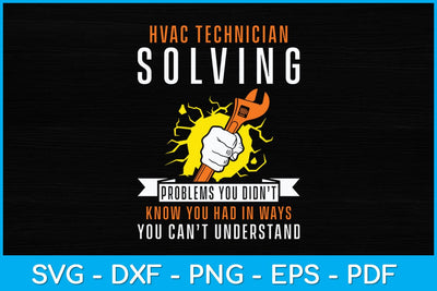 Professional HVAC Tech Gift AC Repairman HVAC Technicians Svg Design SVG artprintfile 
