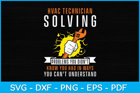 Professional HVAC Tech Gift AC Repairman HVAC Technicians Svg Design SVG artprintfile 