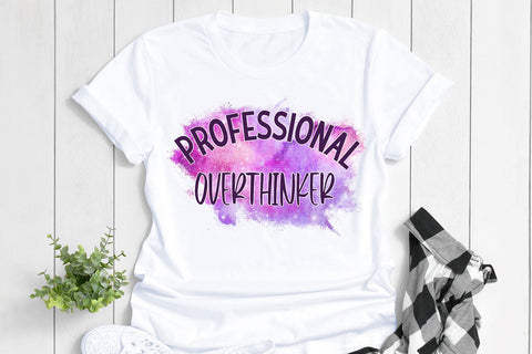 Professional Overthinker PNG | VIP Extended Use License Sublimation So_Fontsy_VIP 