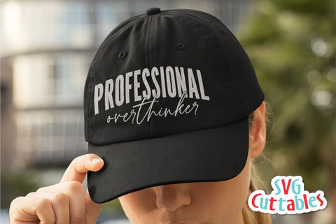 Professional Overthinker svg - Mental Health svg - dxf - eps - png - Funny svg - Inspirational - Silhouette - Cricut - Digital File SVG Svg Cuttables 