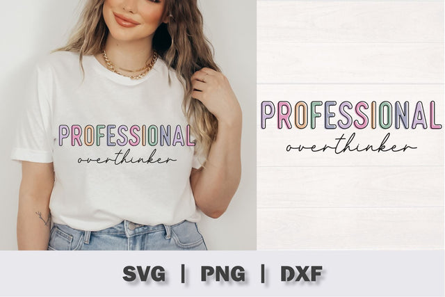 Professional Overthinker SVG SVG Ollive Studio 