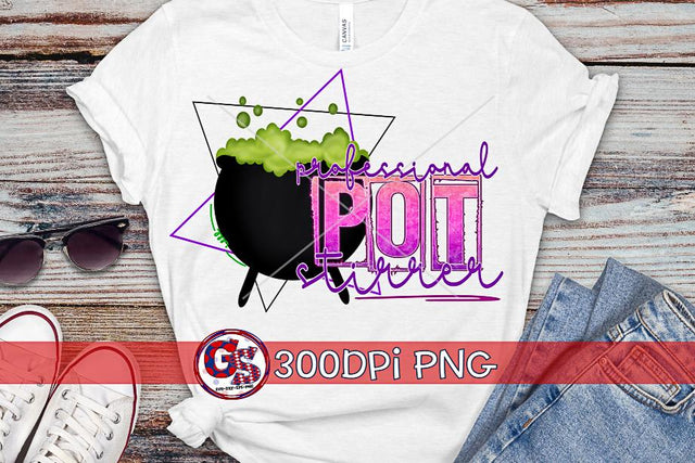 Professional Pot Stirrer PNG For Sublimation-Halloween PNG Sublimation Greedy Stitches 