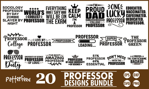 Professor SVG Designs Bundle SVG PatternFeed8 