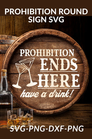 Prohibition Ends Svg | Vintage Beer Svg | Beer Sign Svg File SVG Crafty Mama Studios 