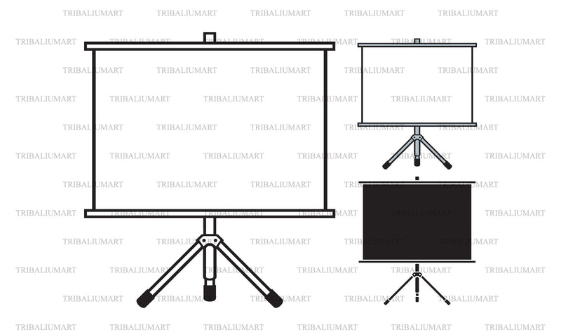 Projector screen SVG TribaliumArtSF 