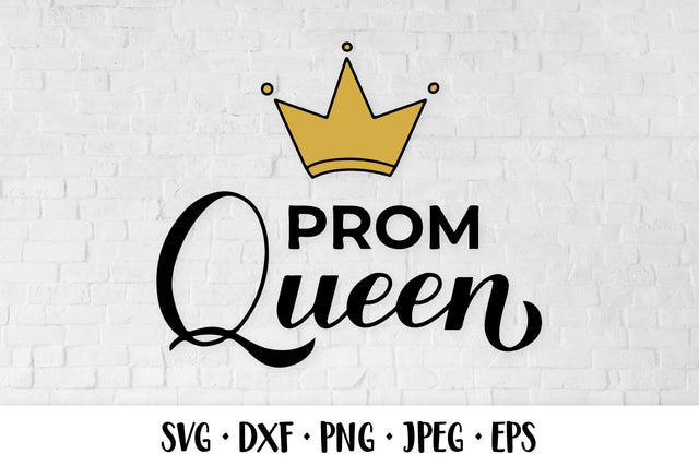 Prom queen SVG. Funny Graduation quote typography SVG LaBelezoka 