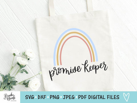 Promise Keeper SVG Cut File | Christian tshirt SVG | png | jpeg | dxf | Cricut SVG | Silhouette | Instant Download | farmhouse sign svg SVG Brooke Nicole Designs 