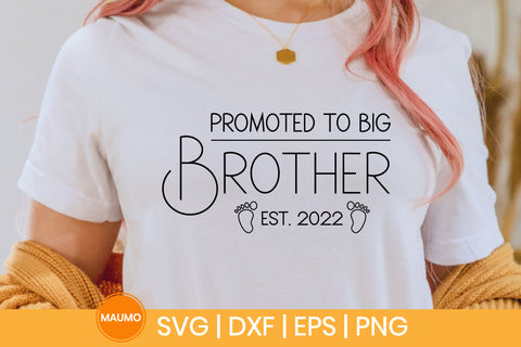 Promoted to big brother est. 20222 svg quotes SVG Maumo Designs 