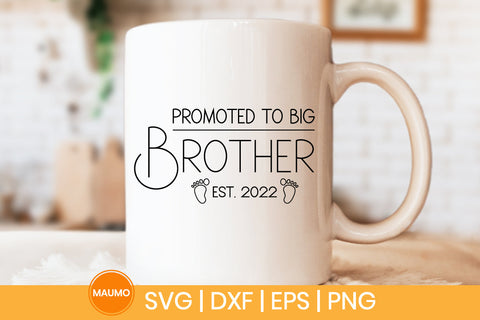 Promoted to big brother est. 20222 svg quotes SVG Maumo Designs 