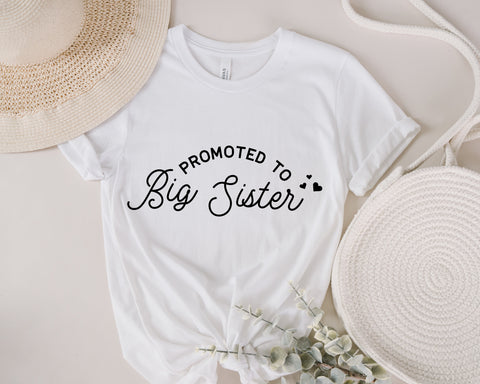 Promoted To Big Sister svg, Big Sister svg, Big Sis svg, Announcement svg, I'm Going To Be Big Sister svg, Sister Life Svg, Sister Quote svg SVG Fauz 