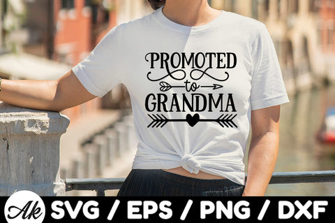 Promoted to grandma svg SVG akazaddesign 