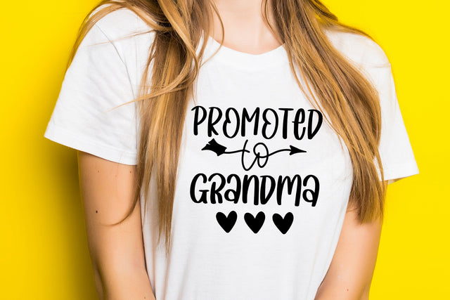 Promoted To Grandma SVG SVG dapiyupi store 