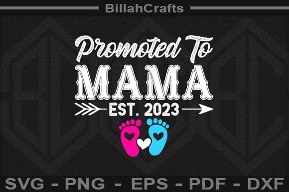 Promoted To Grandpa Est 2023 SVG File SVG BillahCrafts 