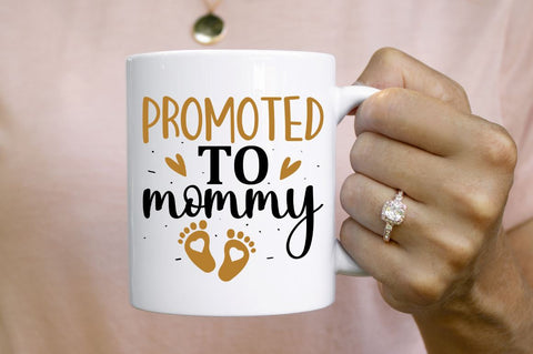 Promoted to mommy SVG SVG Regulrcrative 