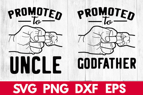 Promoted To Uncle And Auntie Fistbump SVG Files SVG Bestteez 