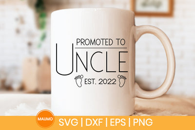 Promoted to uncle est.2022 svg quote SVG Maumo Designs 