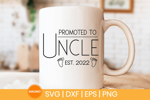 Promoted to uncle est.2022 svg quote SVG Maumo Designs 