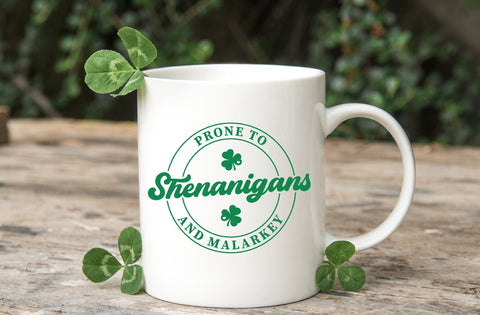 Prone to shenanigans and malarkey svg, Happy Go Lucky Svg, St Patricks Day Svg, Lucky Shirt Svg, Clover Svg, Irish Svg, Shamrock Svg SVG MD mominul islam 